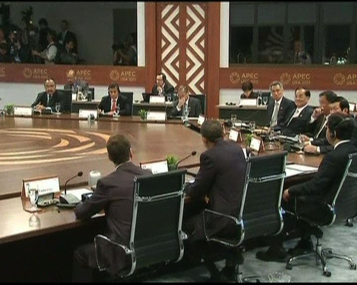 
APEC領導人將討論區域經濟合作