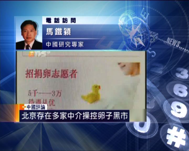 
中國評論：卵子黑市