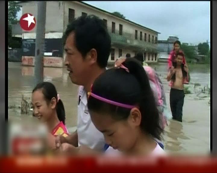 

長江中下游暴雨超過840萬人受災