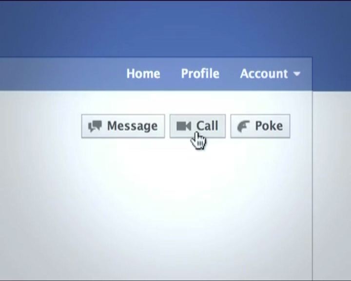 
Facebook與Skype合作出視像通話