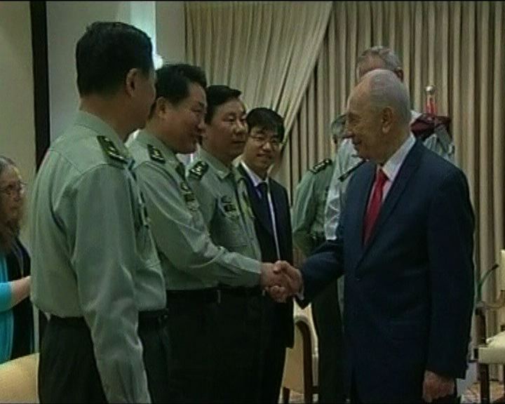 
陳炳德與以色列總統會面