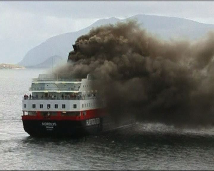 
挪威郵輪大火至少兩死