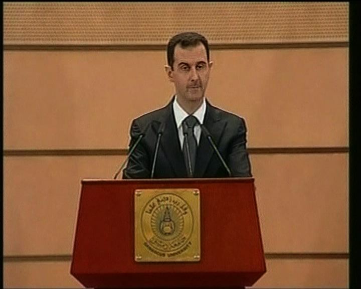 
敘利亞總統無表明會交出權力