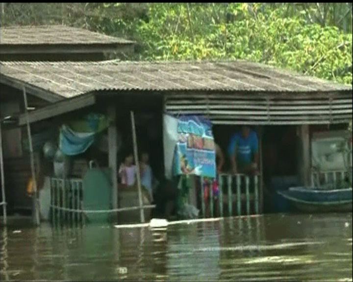 
曼谷市六地區受洪水威脅