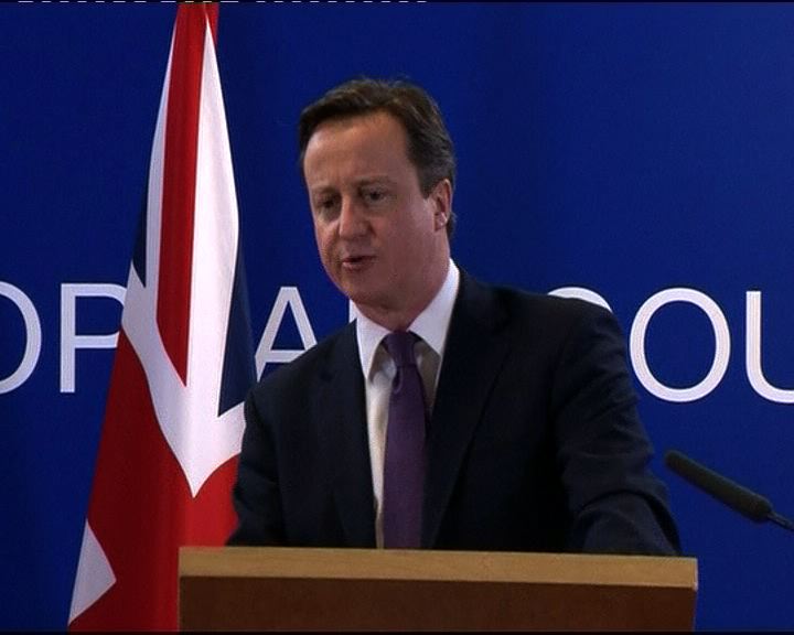 
英首相重申不會加入歐元區