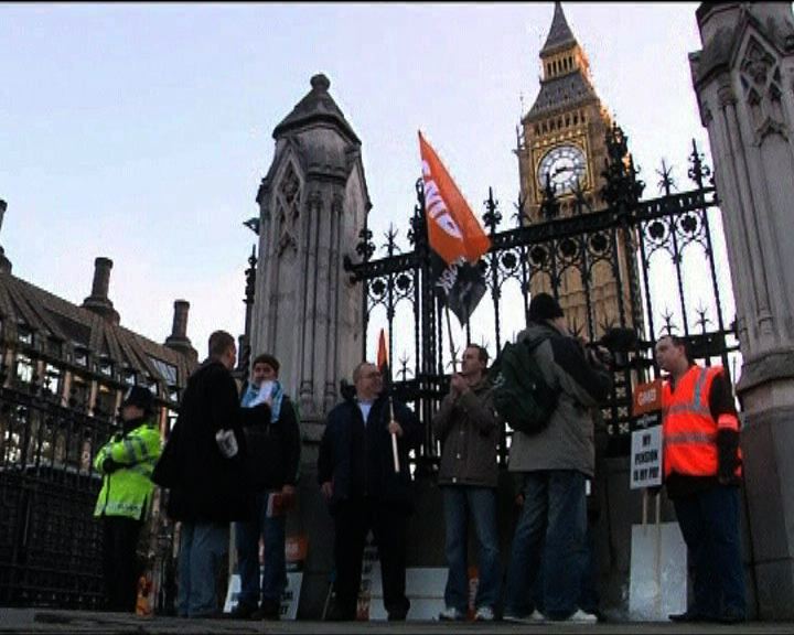 
英政府稱只有三分一公務員參與罷工