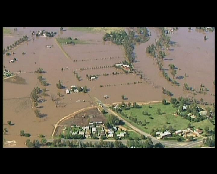 
澳洲水災災情持續數千人疏散
