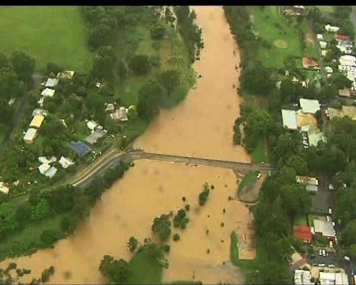 
澳洲東部多處水浸二千人疏散