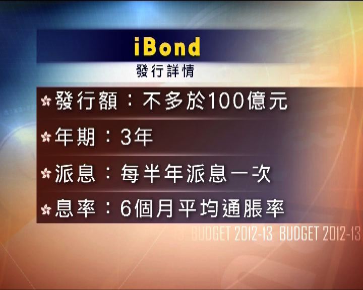 
預算案：iBond限制大戶認購