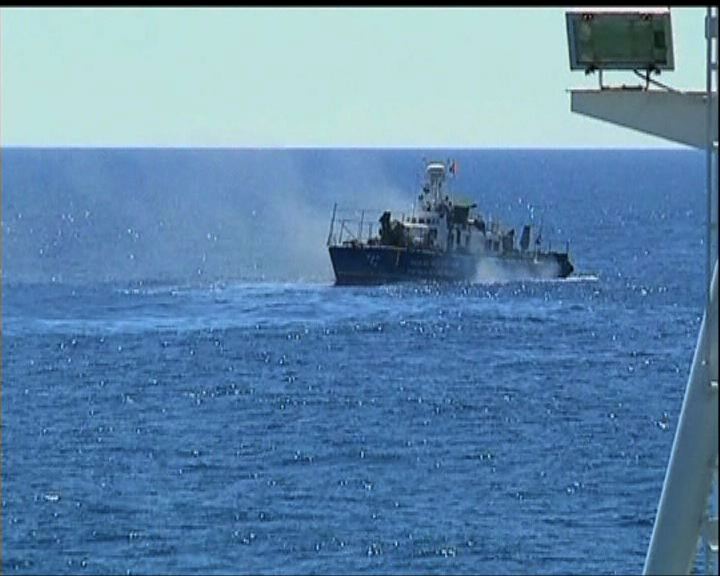 
兩艘中國海監船駛入釣魚島領海