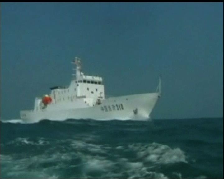 
中國漁政船抵黃岩島海域