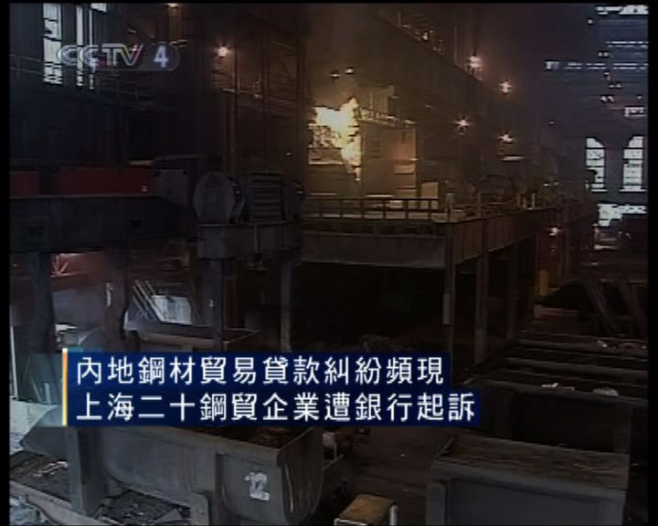 
上海二十鋼貿企業遭銀行起訴