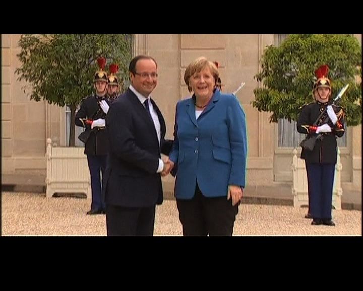 
法德兩國領袖於歐盟峰會前會晤