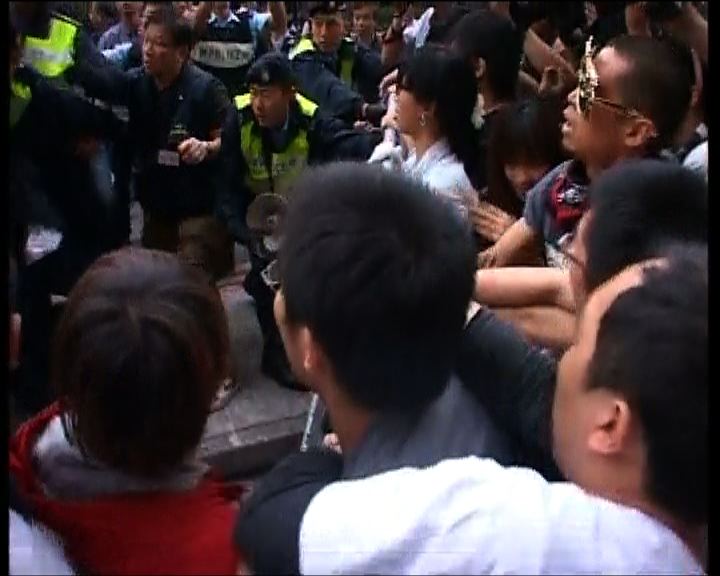 
梁振英表示已聽到示威者的訴求