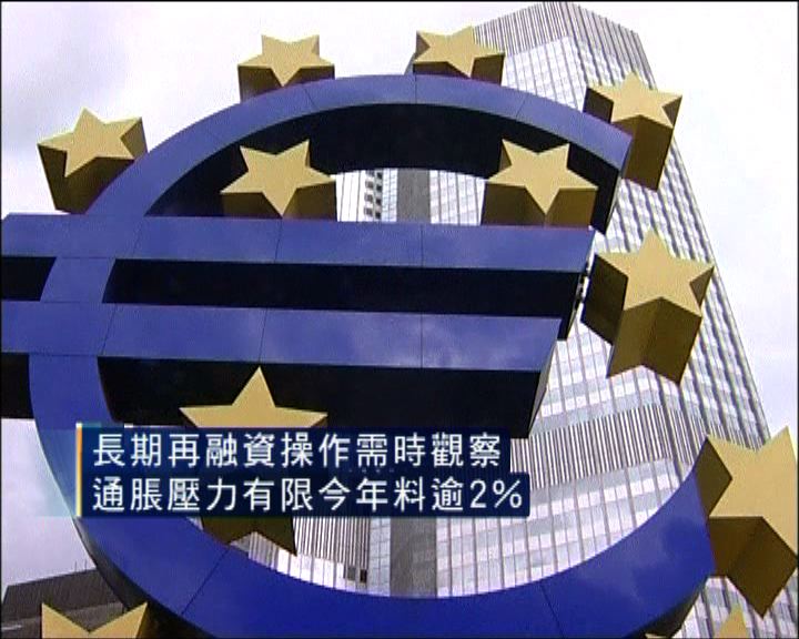 
歐洲央行維持利率不變