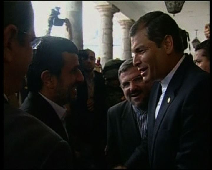 
伊朗總統轉抵厄瓜多爾訪問