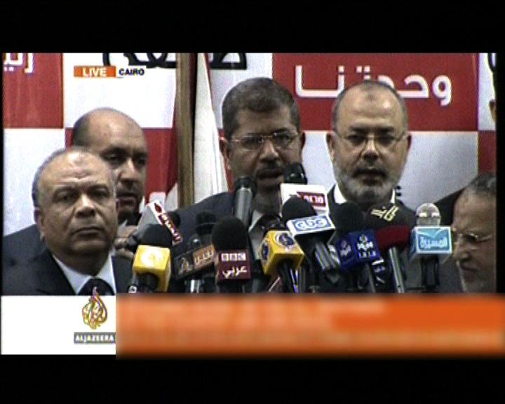 
穆爾西宣布勝出埃及總統選舉