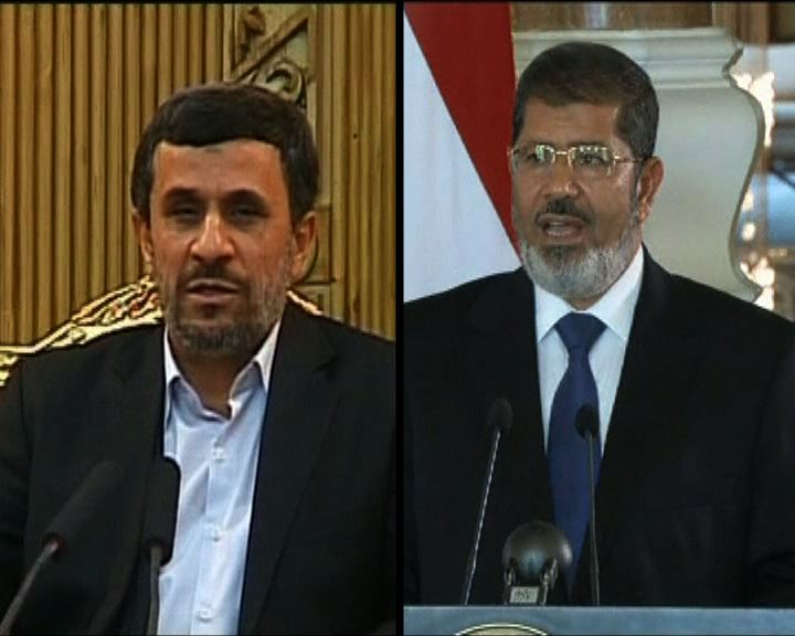 
埃及總統穆爾西月底將訪問伊朗