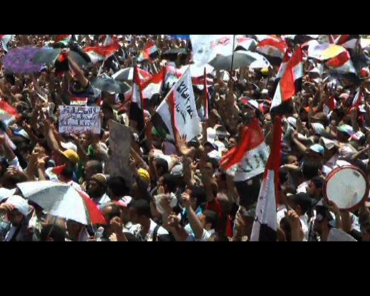 
埃民眾示威促軍方盡快交出權力