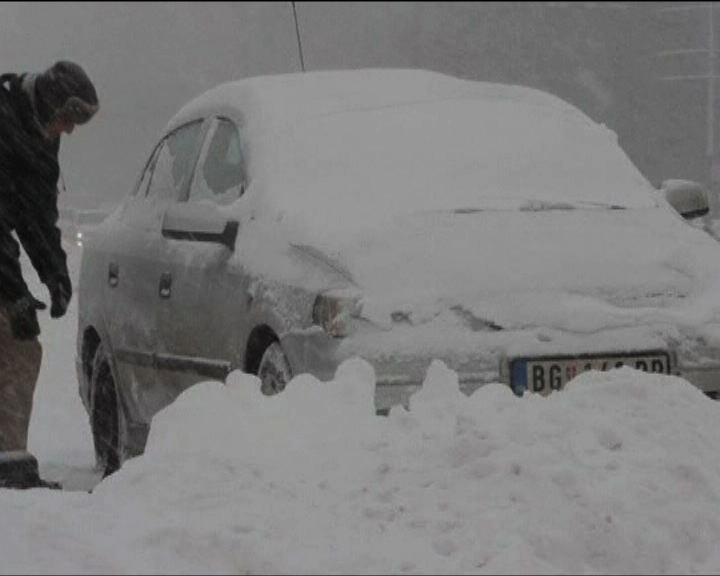 
寒流持續歐洲多地交通嚴重受阻