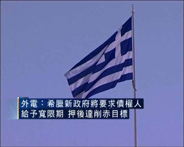
外電：希臘要求押後達削赤目標