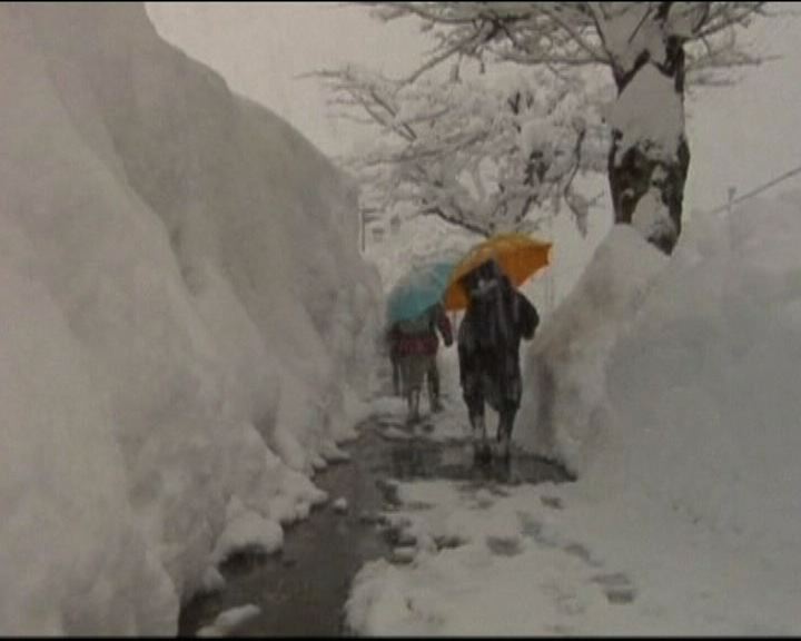 
日本持續暴雪最少52人死亡