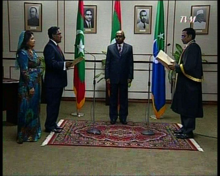 
馬爾代夫總統辭職副手接任