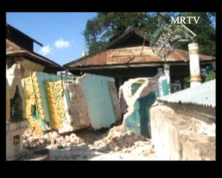
緬甸發生六點八級地震釀十二死