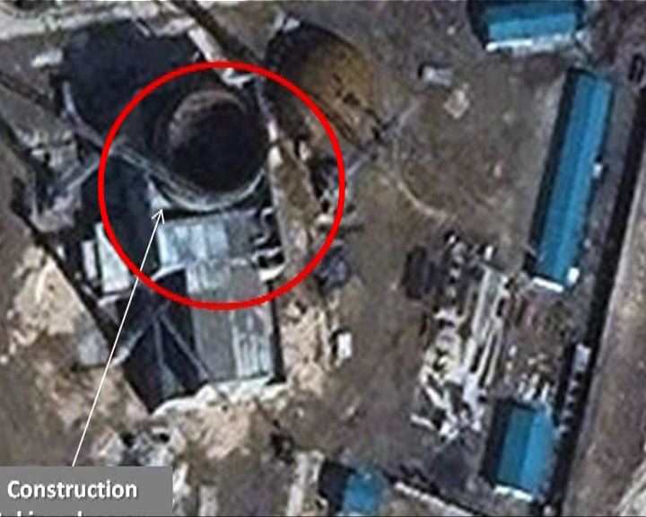
衛星圖片顯示北韓加緊建核設施