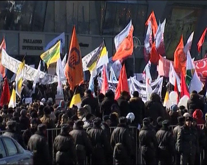 
俄羅斯反對派集會抗議選舉舞弊