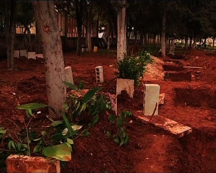 
敘利亞伊德利卜公園變公墓