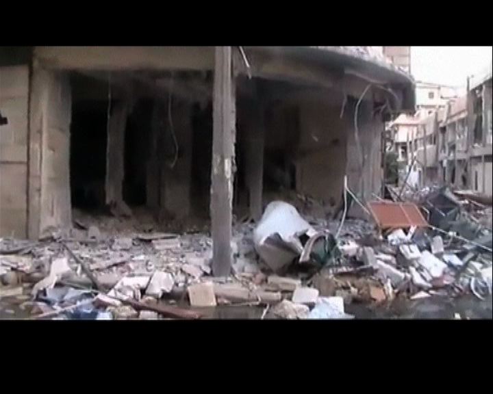 
敘利亞多個城市受到嚴重破壞