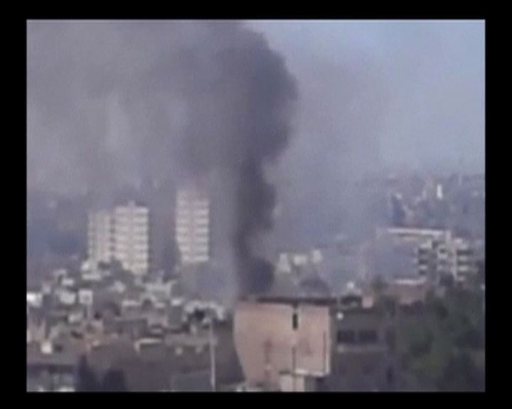
敘利亞政府軍持續轟炸哈馬