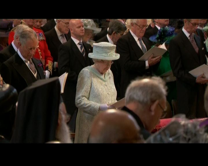 
英女王出席感恩崇拜