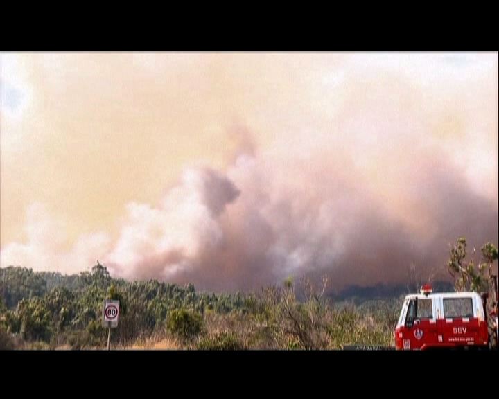 
澳洲新南威爾士山火持續