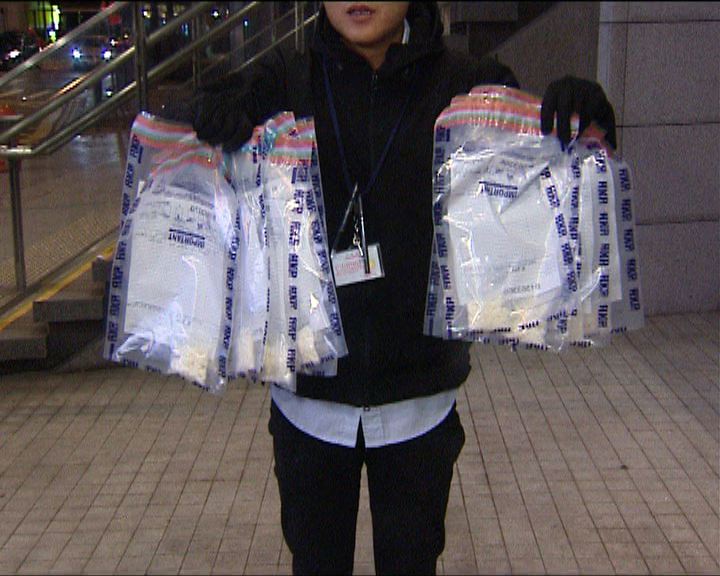 
警屯門拘一對男女檢38萬毒品