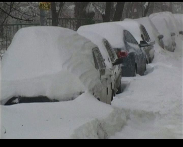 
暴雪侵襲基輔宣布進入緊急狀態