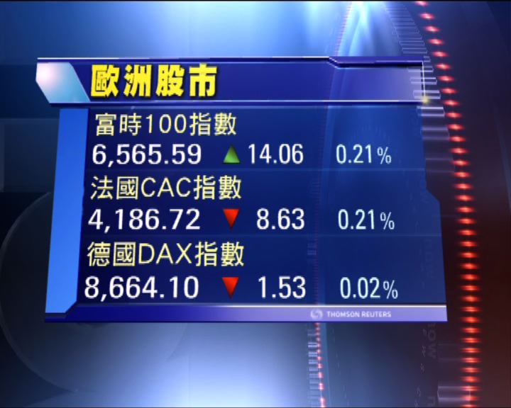 
意國政局緊張股市跌逾1%