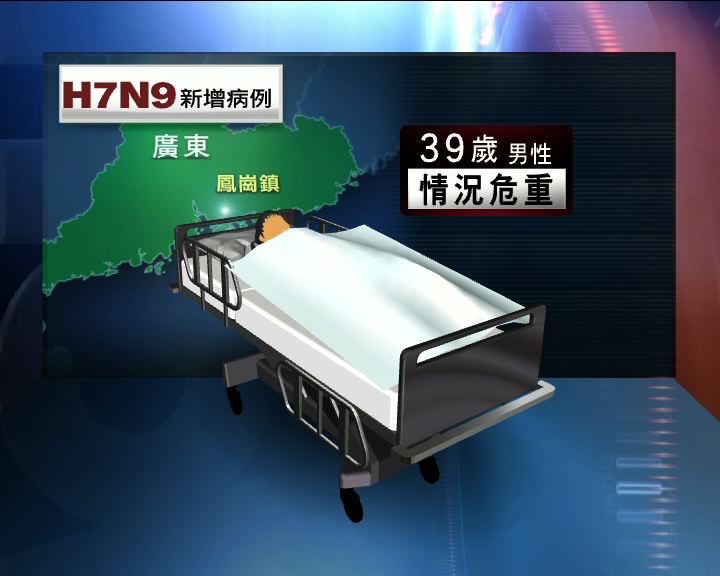 
廣東省再增一宗H7N9病例