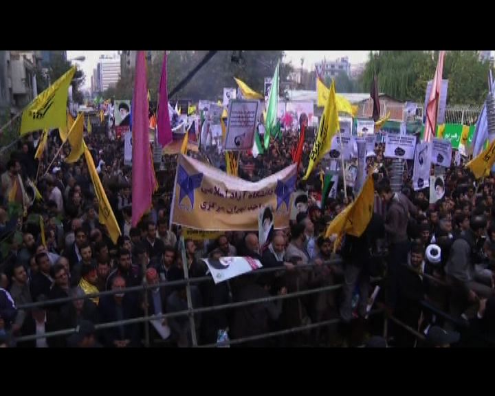 
伊朗爆發近年最大規模反美示威