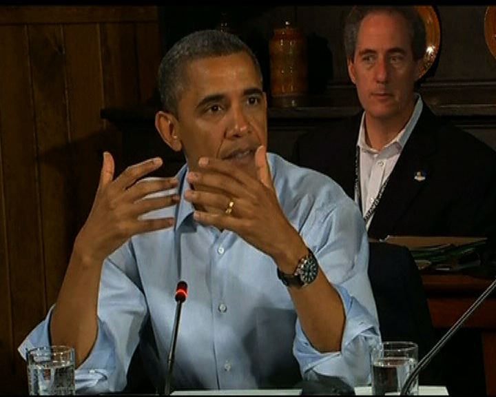 
奧巴馬擬就監控計劃向G8解畫
