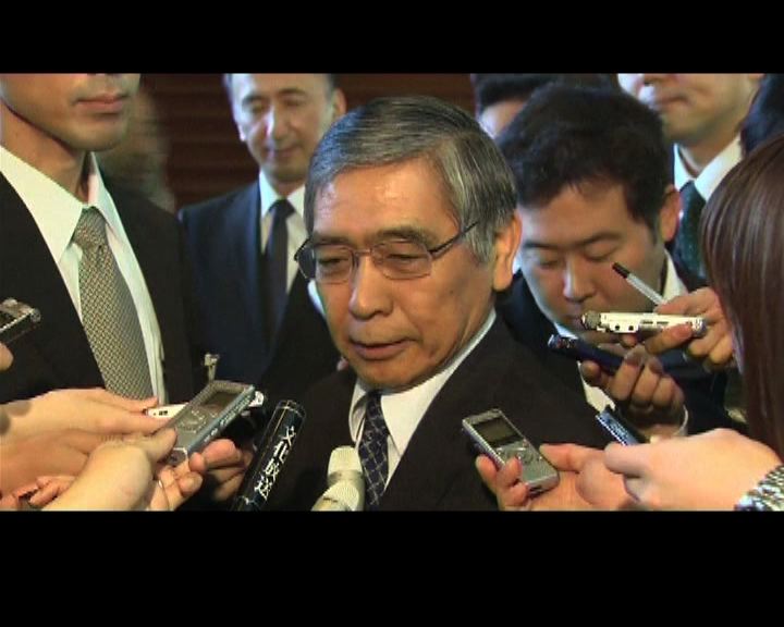 
黑田籲日本政府推進上調消費稅