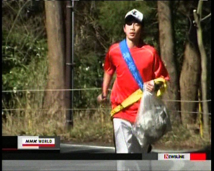 
日本辦長跑拾垃圾比賽宣揚環保