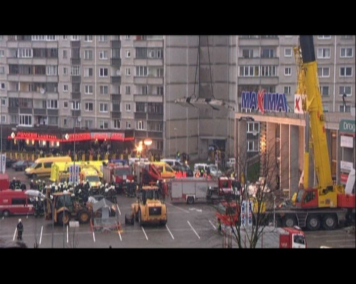 
拉脫維亞超市樓頂倒塌32死