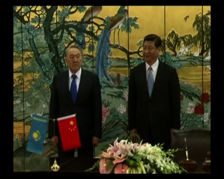 
習近平與哈薩克總統會面