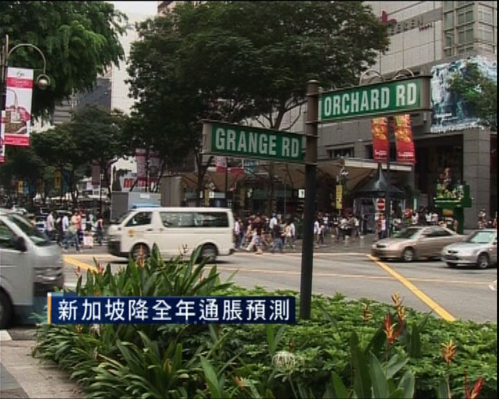 
新加坡下調全年通脹預測
