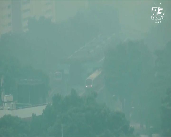 
印尼煙霧令新加坡空氣污染嚴重