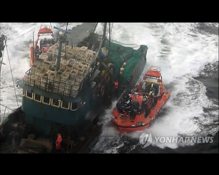 
南韓拘兩涉非法捕撈中國漁船