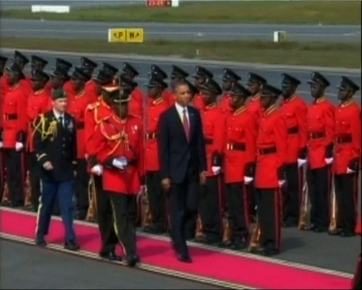 
奧巴馬展開坦桑尼亞訪問