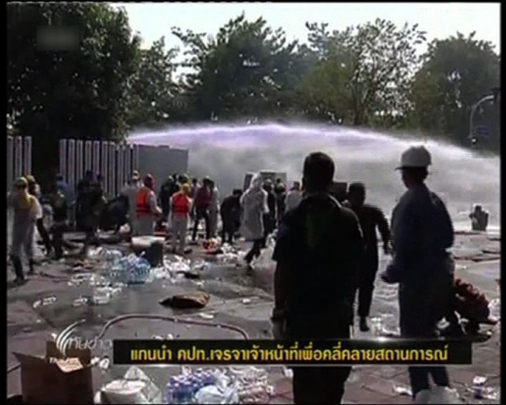 
泰國反政府示威者遭槍擊釀1死
